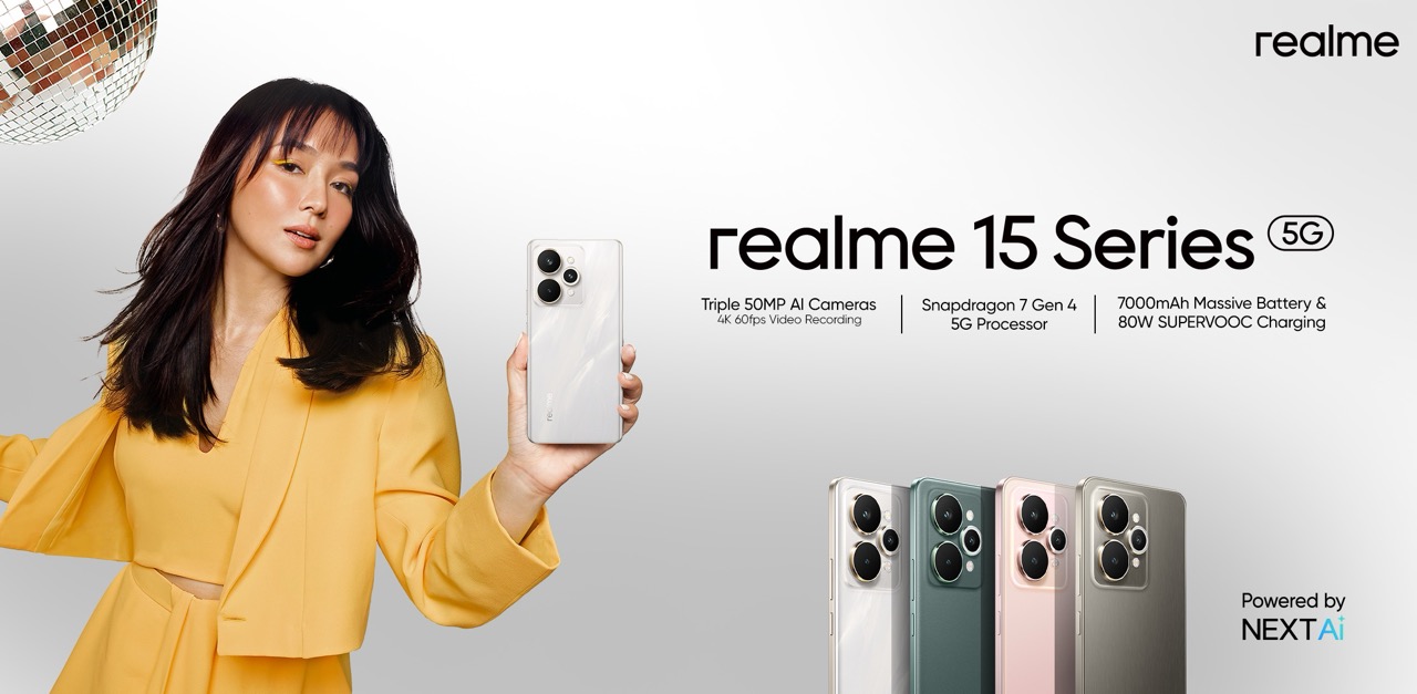 realme 15 Series 5G, now available in the Philippines for as low as P18,999